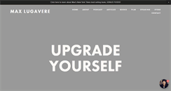 Desktop Screenshot of maxlugavere.com