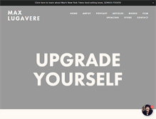 Tablet Screenshot of maxlugavere.com